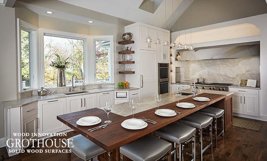 Butcher Block Countertop, Wood Countertop, Kitchen Island